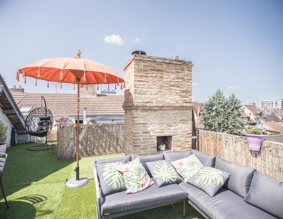 Le Rooftop - Vue Cathedrale - Climatisation Troyes Exterior foto